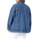 thumbnail image 3 of Chaqueta de Mezclilla para Mujer de Talla Grande Agnes Orinda con Botones, Solapa y Manga Larga, Estilo Boyfriend, Casual, 2X Azul, 3 of 6