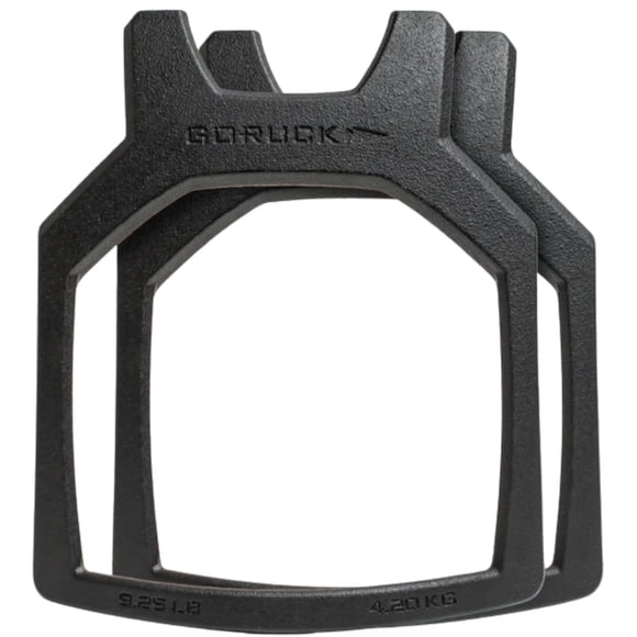 Placa de peso GORUCK, placa curva para chaleco de ciclismo, 4,2 kg
