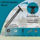 thumbnail image 3 of Soporte para Barra de Sonido ZGTools para Carrito de Golf SE18/26/32, 3 of 8