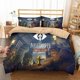 thumbnail image 1 of Little Nightmares Quilt Duvet Cover Set Double Bed Linen Bedspread3-Piece Bedding Set, 1 of 5