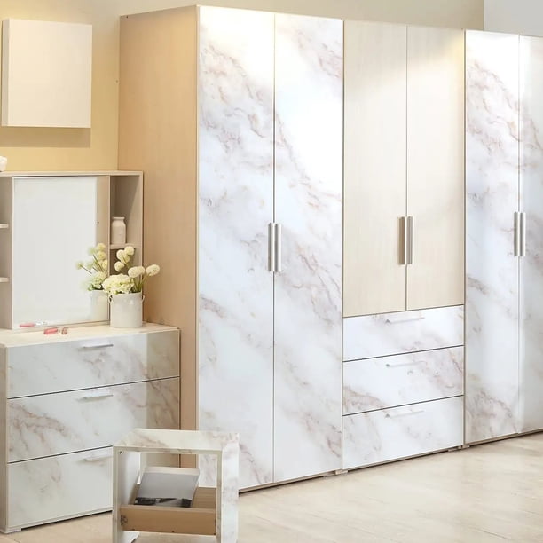 Marble Contact Wallpaper For Cabinet Kitchen Floor Bathroom