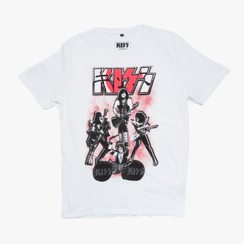 Polera Hombre You Kiss Escenario Blanco