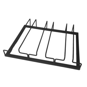 Bothyi - Debajo Del Gabinete Soporte Para Copas De Vino Estante Para Copas Para Gabinetes Tazas De Agua De Hotel 3 Ranuras