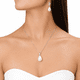 thumbnail image 3 of Conjunto Collar y Aros con Perla Gota de Agua, 3 of 6