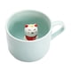 thumbnail image 5 of Taza De Cerámica Animales Lindos Dentro De La Taza Café Té Leche 3D Tazas De Dibujos Animados Gatito, 5 of 5
