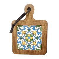 Magideal - Tapete Para Ollas Con Azulejos De Madera, Resistente Al Calor, Decoración Del Hogar, Manteles Individuales De Madera, Tapete Para Tazas, Protección De D