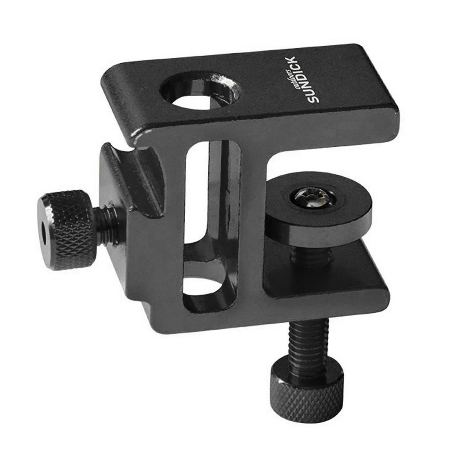 Bothyi - Soporte De Luz De Mesa Abrazadera De Mesa Anillo De Luz Ajustable Linterna Cámara Negro