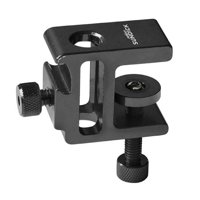 Bothyi - Soporte De Luz De Mesa Abrazadera De Mesa Anillo De Luz Ajustable Linterna Cámara Negro