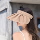 thumbnail image 5 of Sombreros plegables con visera para mujer, de ala ancha, para verano, plegables, 5 of 5