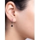 thumbnail image 2 of Aros Plata Mujer Argolla Circon Negro, 2 of 3