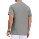 thumbnail image 3 of INSPIRE CHIC Camisetas Henley de Hombre de Manga Corta de Verano con Ribete en Contraste XL Gris, 3 of 6