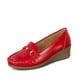 thumbnail image 5 of Mocasin Casual Mujer Vintage Cuña Charol Metalica Weide JS73, 5 of 8