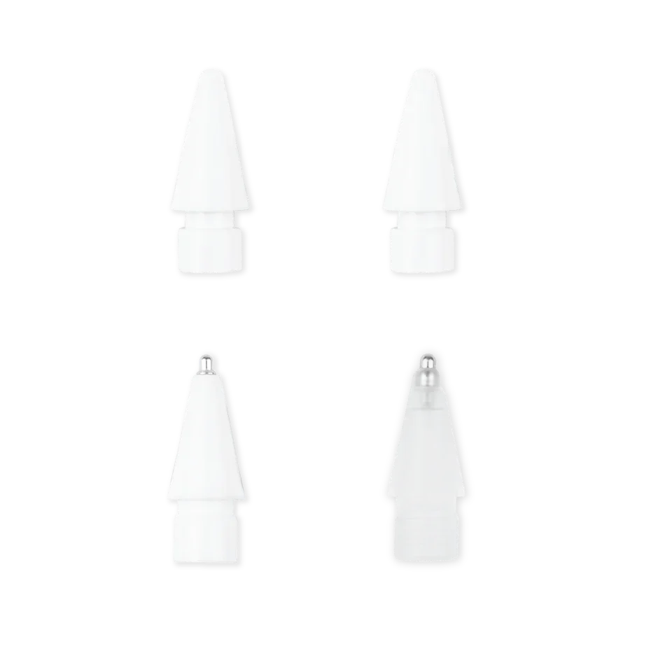 Logiix Apple Pencil Replacement Tips 4 Pack Clear/white