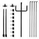 thumbnail image 1 of Soporte De Soporte De Objetivo Ajustable Con Capacidad Para 2 Objetivos De Papel Soporte De Objetivo De Papel, 1 of 3