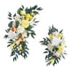thumbnail image 1 of 2 Piezas De Flores De Arco De Boda, Corona De Arco De Boda Para Adorno De Fiesta Navideña, 1 of 3