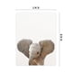 thumbnail image 3 of Póster con impresión artística de león, cebra, elefante, jirafa, animales bebés, cuadro de animales de safari, pintura en lienzo, decoración de pared para habitación infantil., 3 of 4