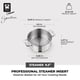 thumbnail image 2 of Inserto vaporizador BRA Signature de acero inoxidable 4 L, 2 of 5