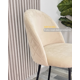 thumbnail image 3 of Taburetes Felpa Bar Deluxe Black - Beige, 3 of 3