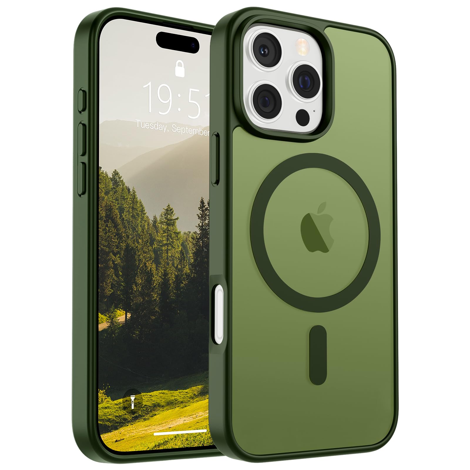 Funda Magnética Supfine Iphone 16 Pro Max Green