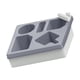 thumbnail image 1 of Bandeja Portavasos para Sofá, Funda de Silicona para Sofá, Organizador de Sofá Portátil, Versátil Y Que Ahorra Espacio, para Control Remoto de TV, Beb Gris, 1 of 5