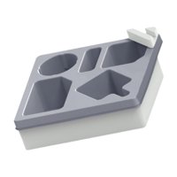 Magideal - Bandeja Portavasos Para Sofá, Funda De Silicona Para Sofá, Organizador De Sofá Portátil, Versátil Y Que Ahorra Espacio, Para Control Remoto De Tv, Beb Gris