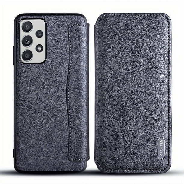 Luxury Leather Flip Cover With Stand Card Slot For Samsung Galaxy A13 5g Case Without Magnets
