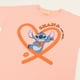 thumbnail image 3 of Polera Manga Corta Niña Damasco Stitch Ohana Disney, 3 of 4