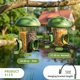 thumbnail image 3 of Comedero para Pájaros LO NA LOVE NATURE 3 Compartimentos Verde, 3 of 9