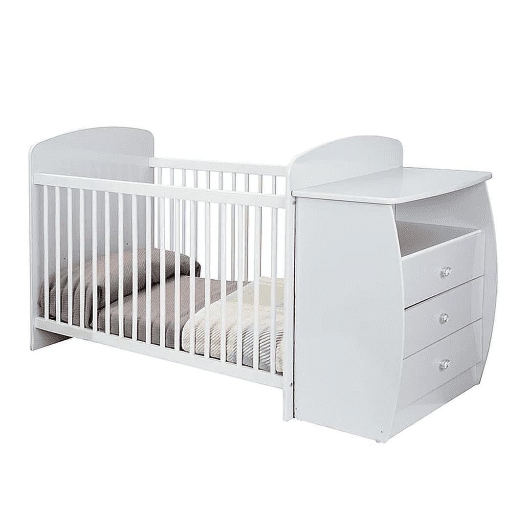 Kidscool - Cuna Con Mudador Bambini Blanco