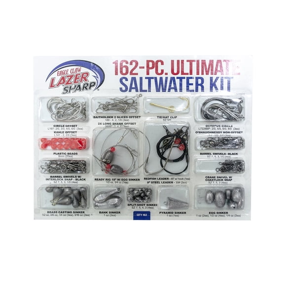 Kit Terminal Pesca Lazer Sharp 162 Piezas Mar