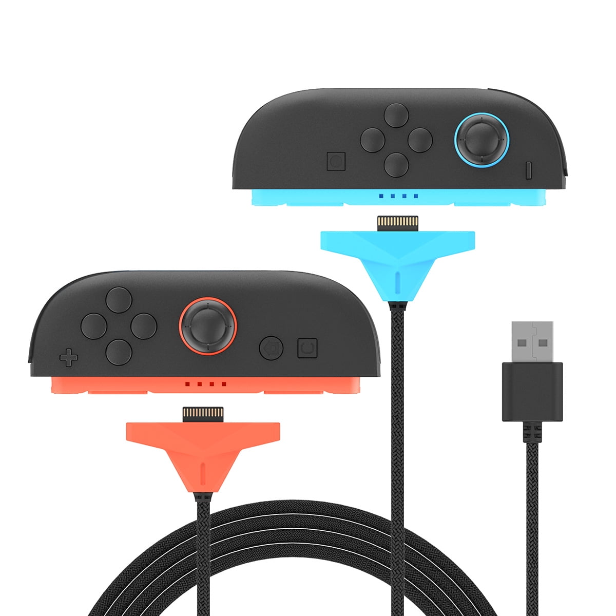 Genérico - Cable De Carga Para Controles De Nintendo Switch 2 – Cable De Datos Usb-c Trenzado De Nailon De 2 A 2.5 M Compatible Con Joy-con