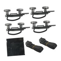 Magideal - Kit De Fijación De Abrazadera De Perno En U Para Portaequipajes De Techo De Automóvil Genérico De 4 Piezas, Accesorio De Montaje De Perno De Portaequi