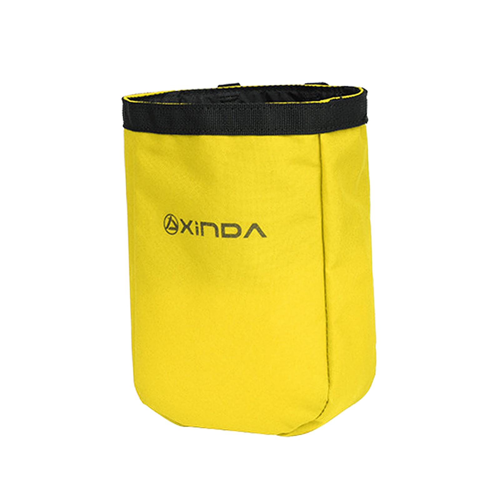 Magideal - Bolsa De Almacenamiento Para Equipo De Escalada, Bolsa Para Cinturón De Herramientas, Caja De Herramientas De Bolsillo, Bolsa De Utilidad, Riñonera Pa Amarillo