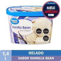 Helado Vainilla Bean Pote 1,4 L Great Value