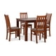 thumbnail image 2 of Comedor Ñuble Cuadrado 95X95 Cm Con 4 Sillas Caramelo-Chocolate, 2 of 13