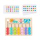 thumbnail image 2 of Juguetes De Aprendizaje Montessori, Rompecabezas Deslizante, Juego Familiar Para Niños Pequeños, Regalos De Cumpleaños, 7 Colores, 2 of 5