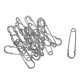 thumbnail image 4 of 20 Piezas Grande De Metal Fuerte DIY Falda Escocesa Broche Para Hijab Pin De Solapa De Seguridad 50x13mm, 4 of 5