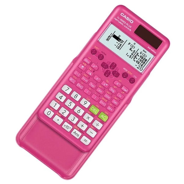 Calculadora científica Casio FX-300ESPLS2PKSAIT con pantalla de libro de texto natural