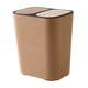 thumbnail image 2 of Separación Seca Y Húmeda Cubo De Basura Cubo De Almacenamiento De Basura Para Garaje, Dormitorio Café, 2 of 5