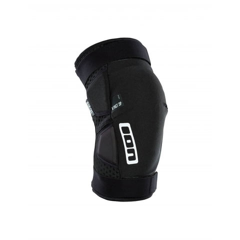 Ion Rodilleras Mtb K-Pact Zip Protección Enduro Con Cierre Lateral / Negras - L