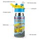 thumbnail image 3 of El autobús mágico Botella de Agua con Tapa Pop Top de Un Toque, Acero Inoxidable, a Prueba de Fugas, para Deportes, Botella Infantil azul 12 oz, 3 of 6