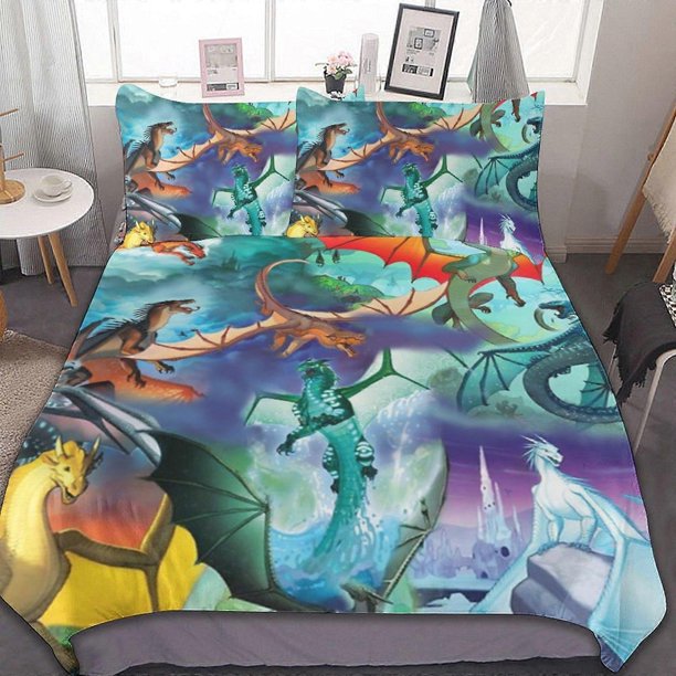 Wings Of Fire WOF3 Pieces Bedding Se Soft Comforter Se Decor Bedroom Gif