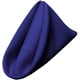 thumbnail image 2 of Servilleta de tela LA Linen Polipopelina, 45 x 45 cm, color azul real (paquete de 10), 2 of 3