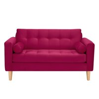 Bodevir - Sofa Retro 2C Felpa 05 Burdeo