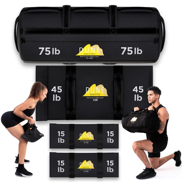 Bolsa de arena DUNE ATHLETICS 15‑45 kg para entrenamiento fitness