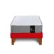 thumbnail image 1 of Cama Europea Zen Pro Pu Rojo 1.5 Plazas, 1 of 4