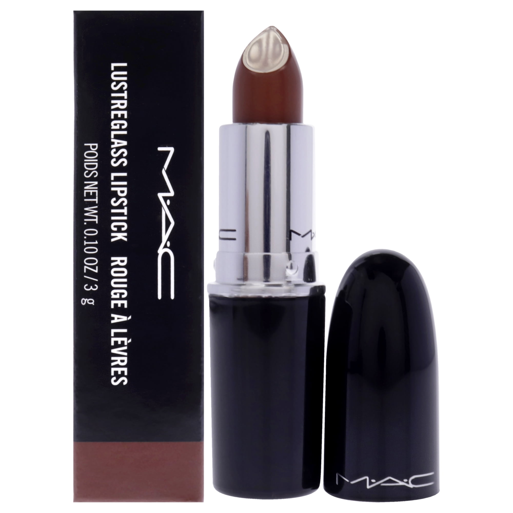 Mac - Lápiz Labial Lustreglass - 554 Cant Dull My Shine De Para Mujeres - Lápiz Labial De 0,1 Oz