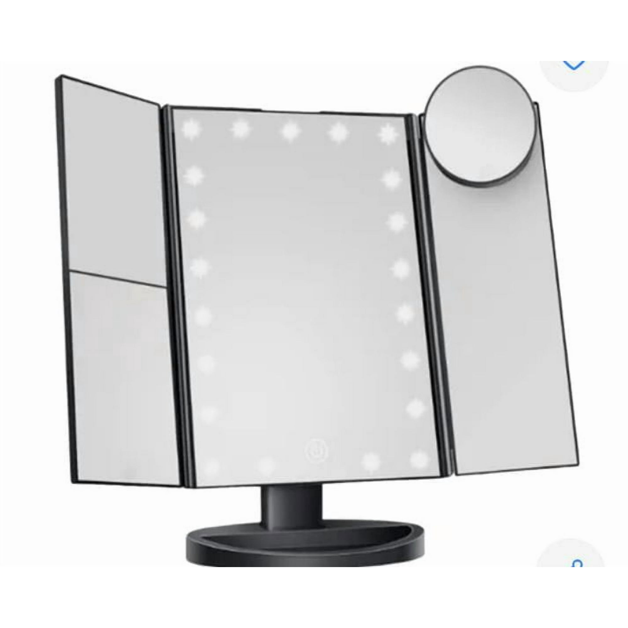 Click Ventas - Espejo De Maquillaje Led Recargable De Tres Caras