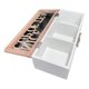 thumbnail image 2 of Caja De Té Mediana De Madera 3 Espacios Con Corazon blanco, 2 of 2
