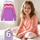 thumbnail image 1 of Pack 6 Poleras Camisetas Polar Primera Capa Cuello Redondo Manga Larga Colores Surtido Niña, 1 of 9
